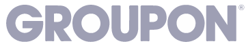 Logo Groupon grigio